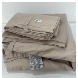 Queen sheet set. Box open