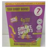 $16 Smart Treats sour gummy worms - open box