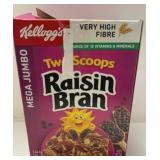 $10 raisin brand cereal - OPEN BOX