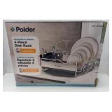 $40 Polder 4-piece dish rack