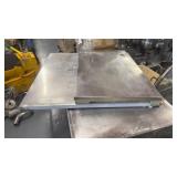 Stainless Steel Countertop Pieces. Largest Piece