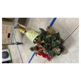 Campari Bottle Of Wine And Christmas Wine Holder