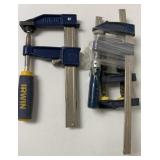 Set Of Three Irwin Bar Clamps