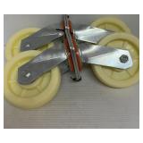 4 Dolly Wheels Approx. 51/2' Wide See Photos