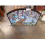 Vintage Shell Fireplace Screen