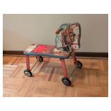 17" Gong Bell riding horse on wheels