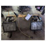 Twin head lamp work light
