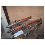 3 China Oriental daggers