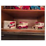 2 1980s Ertl banks: Amoco Model T van and Texaco Model T van