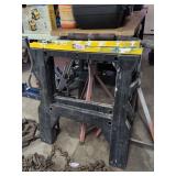 2 plastic saw horses
