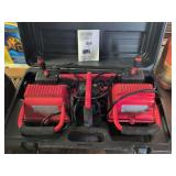 Craftsman 1000 watt twin head portable halogen work light with tripod in case