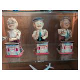 3 Charley Weaver Bartender battery operated toys