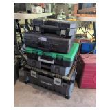 Portable tool box and empty tool cases