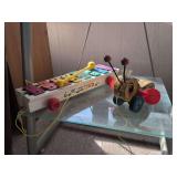 Fisher Price: Queen Buzzy Bee #444 and Pull-A-Tune #870 xylophone
