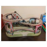 J. Chein Tin litho wind-up roller coaster