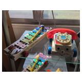 Fisher Price: Chatter Phone and Pull-A-Tune #870 xylophone