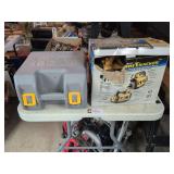 Ryobi 6" buffer in case and Vector Storm Tracker radio