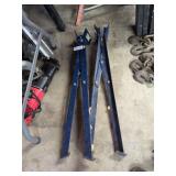 2 Trojan Mfg. saw horses
