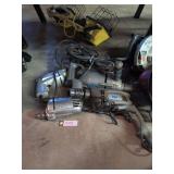 Rockwell 1/2 reversing drill, Craftsman electric drill, Skil electric drill and Cummins electric drill