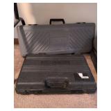 Hitachi cordless drill and Ryobi corded electric reciprocating saw w/cases