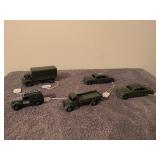 5 Dinky Army vehicles