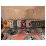 9 US License plates