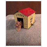Vintage Sparky the dog tin toy