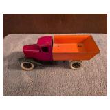 Wyandotte pressed steel dump truck