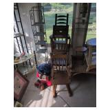 Wooden child and doll chairs