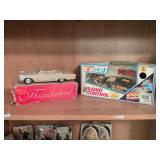 1963 promotional model Ford Thunderbird w/box and JRL toys remote controlled racing car in box