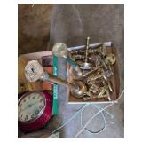 Brass candlestick holders