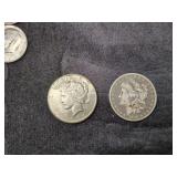2 Peace Dollars: 1890 and 1923