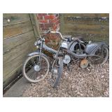Two Motobecane Mobylette Step Thru 50cc Mopeds