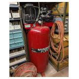60 Gal San Born Magna Force Air Compressor and Sears Mini Fridge
