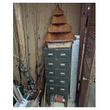 Cabinet with woodworking bits