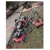 Four Mowers and Two Edgers