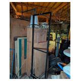 Two Shelves, Hockey Table, Rack, and Net