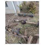 Three Salvage Axles