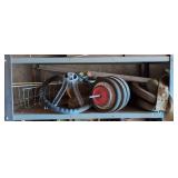 Small Rubber Wheels and a Steering Wheel