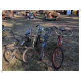 Seven Vintage Bicycles