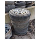 4 bmw wheels and brisgestone tires