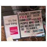 Vintage Coca Cola Light Up Display