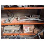 Three Shelves of Car Parts