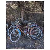 Three Vintage Bicycles