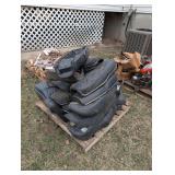 Vintage Motorcycle Seats and Trunk