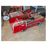 Vintage Fire Truck Pedal Car