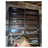 Two Vertical Shelving Units