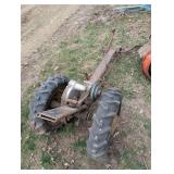 Vintage Walk Behind Garden Tractor