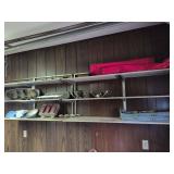 Vintage Car Parts, Golf Bag and Clubs