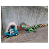 Kids Outdoor Toys and Santa Display